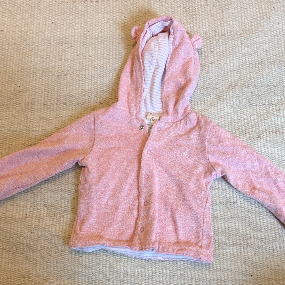 Reversible Pink Kids Hoodie